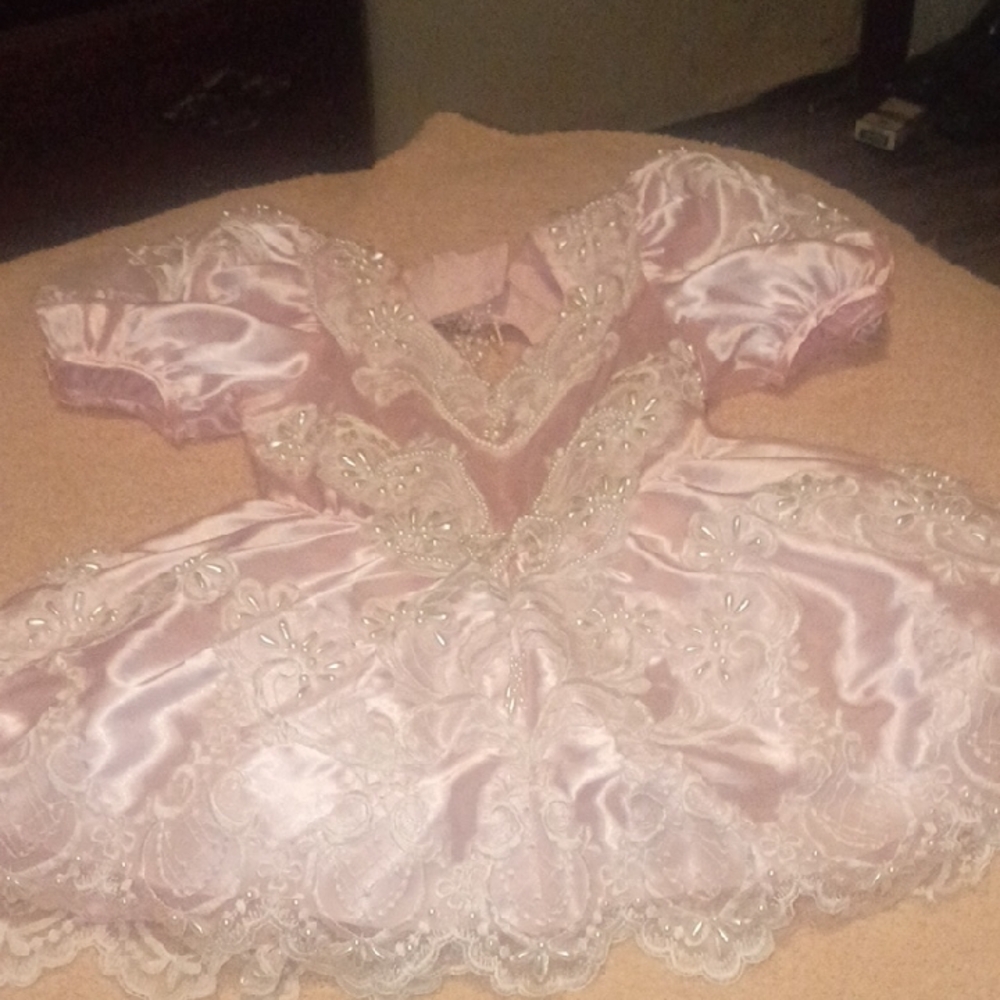 Elegant Pink Kids Pageant/Costume Dress